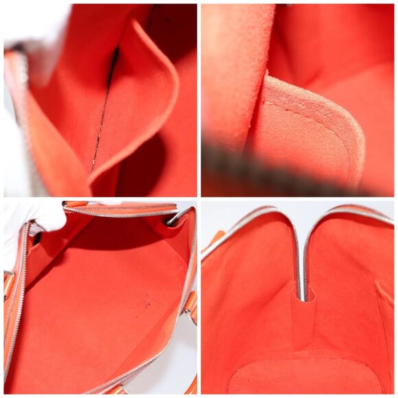 LOUIS VUITTON Epi Alma GM Hand Bag Orange Pimon M40633 LV Auth 145834 - Picture 15 of 16